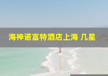 海神诺富特酒店上海 几星